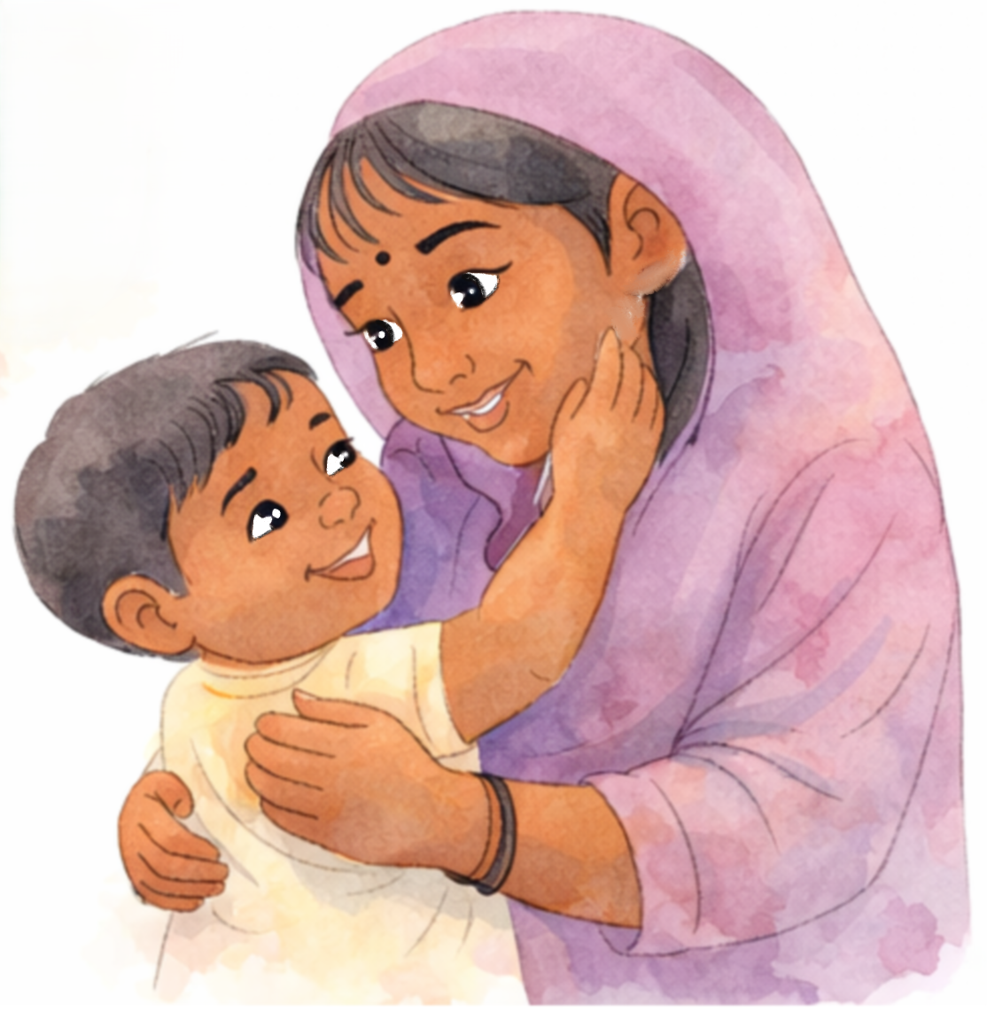 Creche caregiver feeding a child
